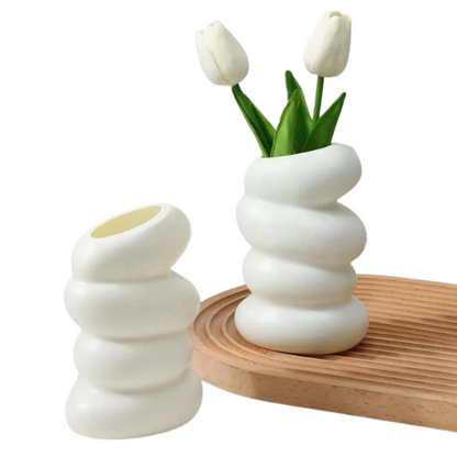 Vase en spirale