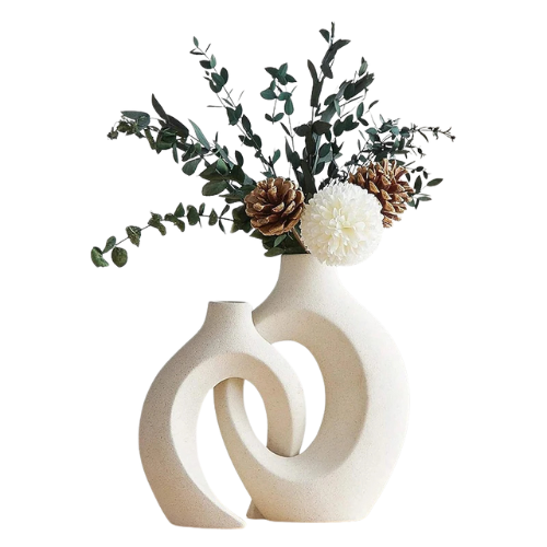 Ensemble de vases en céramique européens