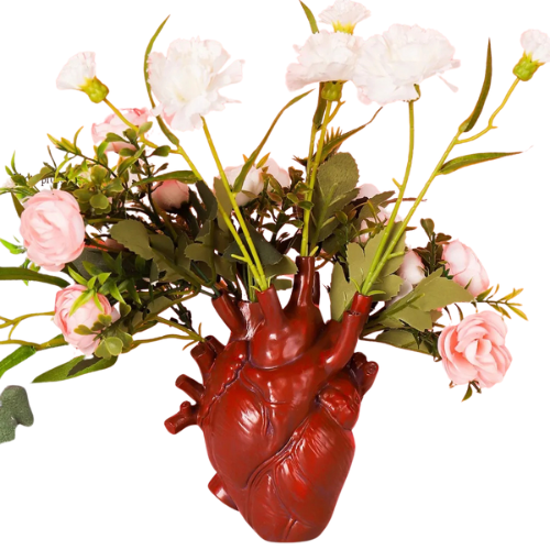 Vase en forme de cœur