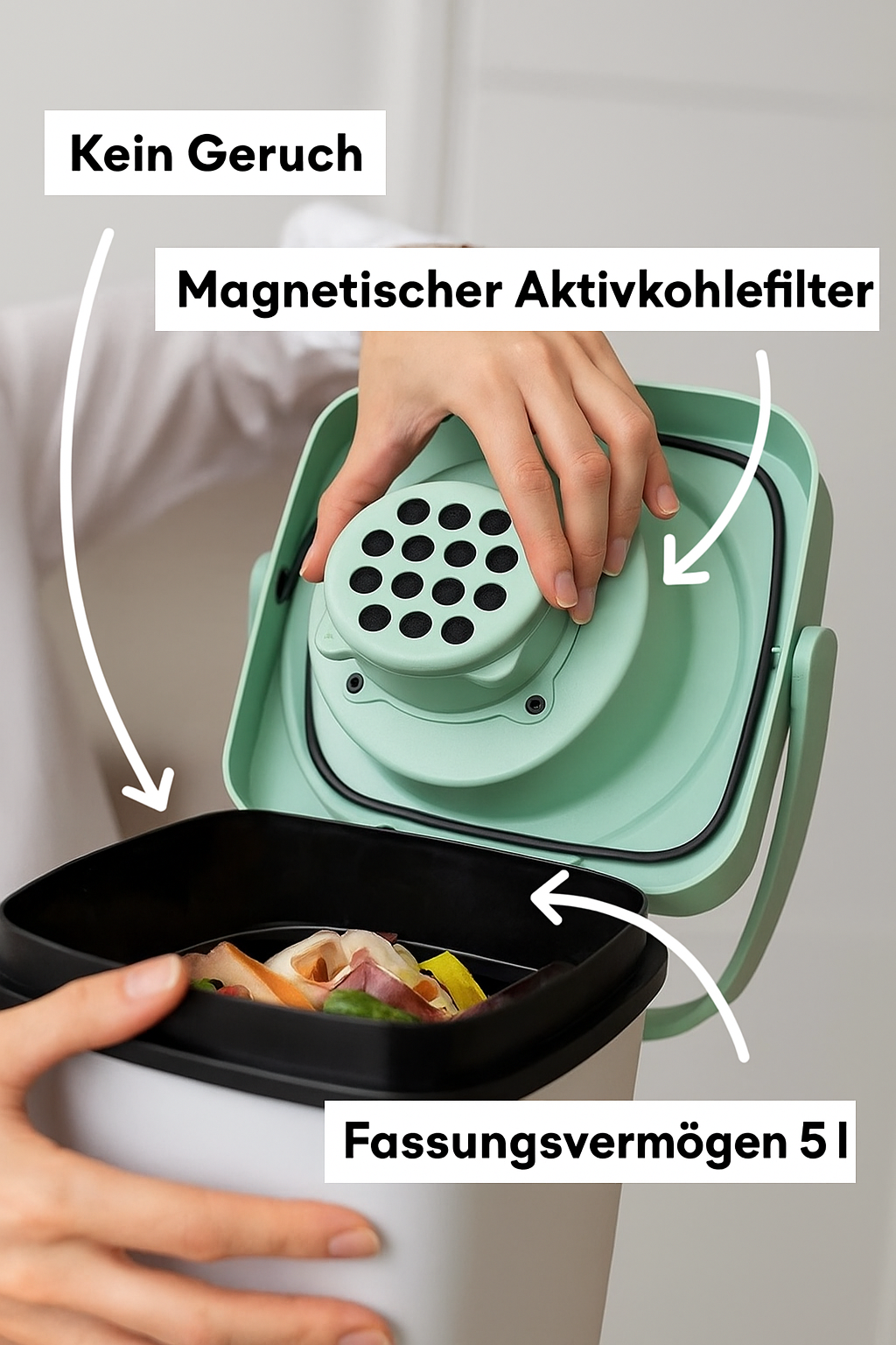 Bac à compost sous vide