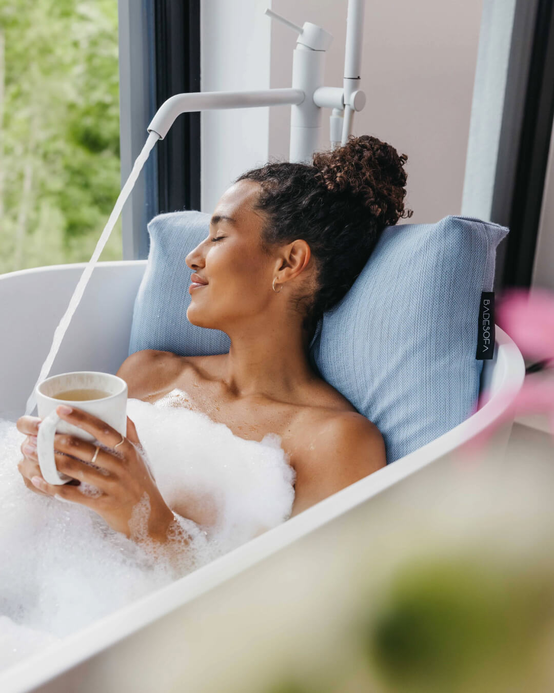 Coussin de dossier de canapé de bain