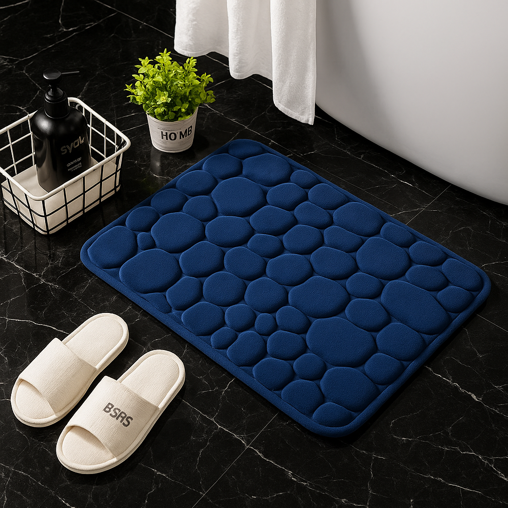 Tapis de bain antidérapant en relief