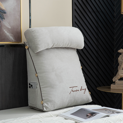 Coussin de lecture de luxe pour dossier