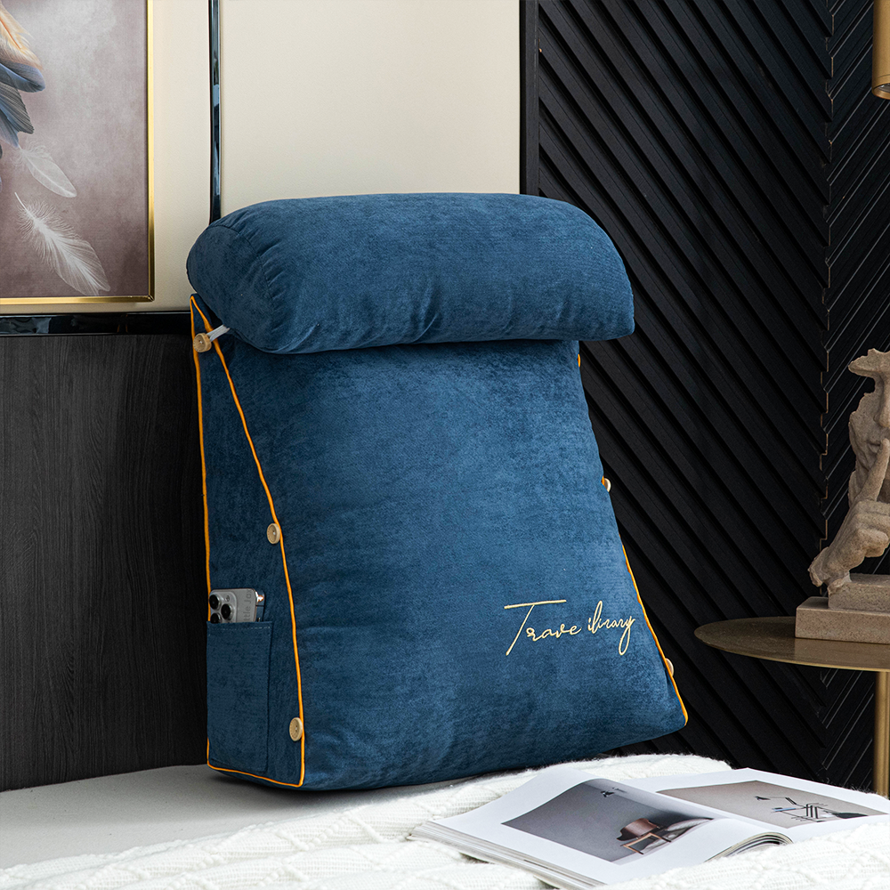 Coussin de lecture de luxe pour dossier