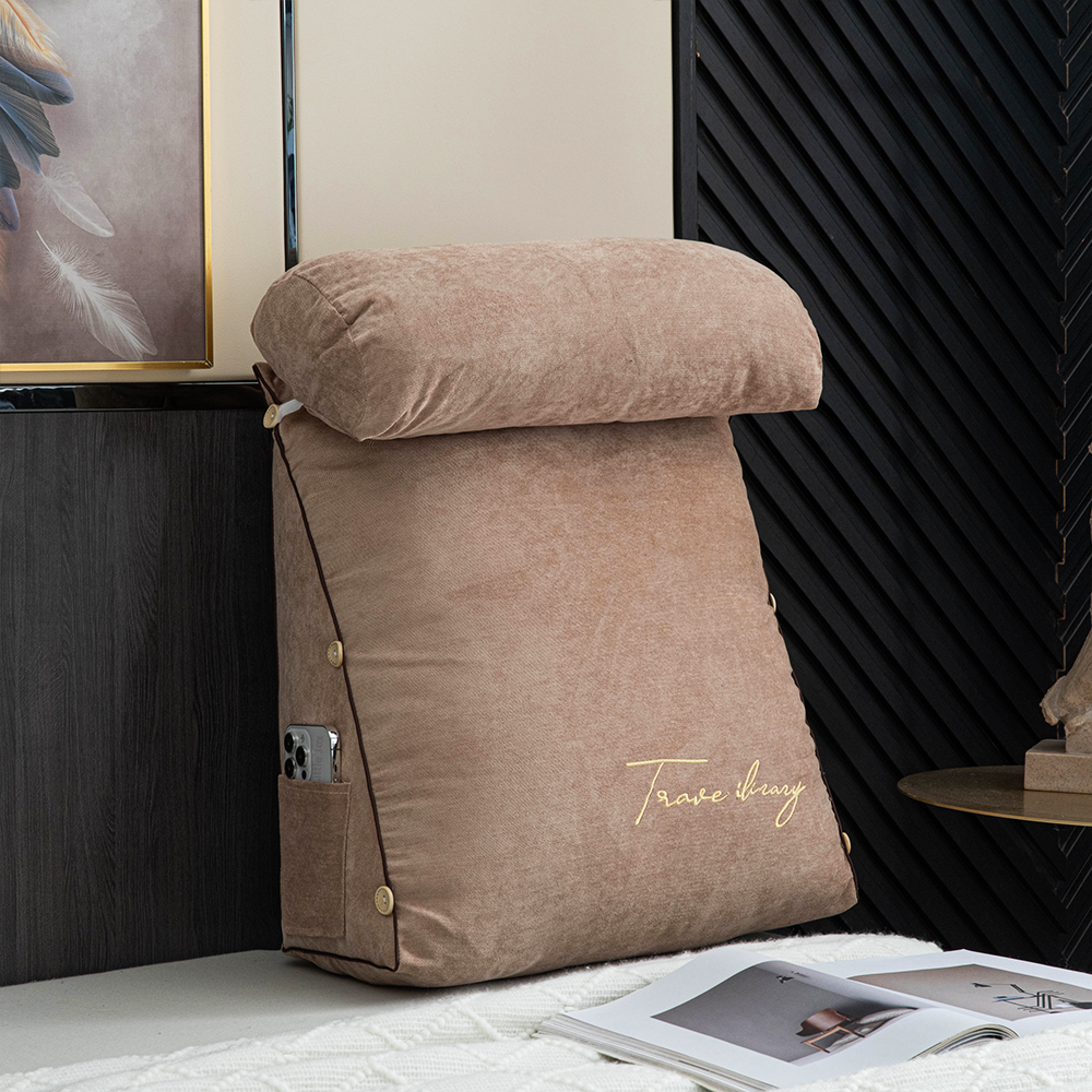 Coussin de lecture de luxe pour dossier