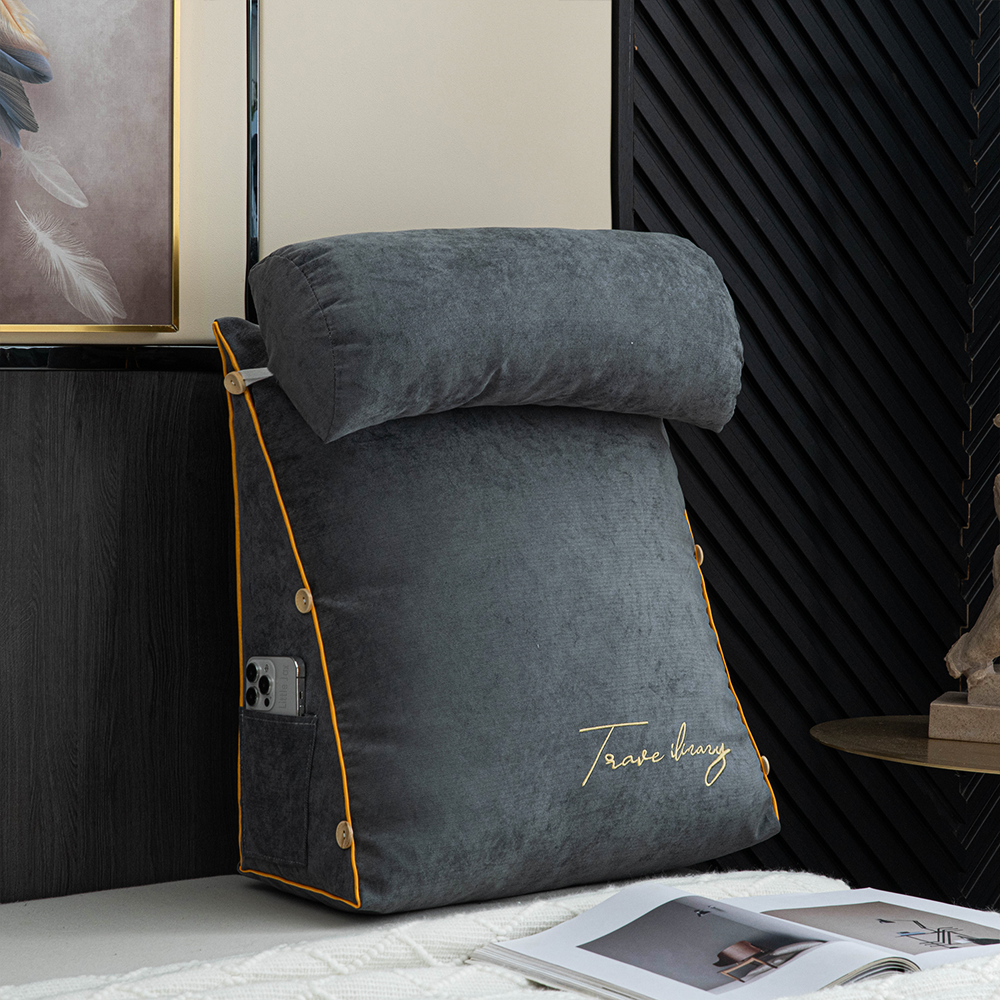 Coussin de lecture de luxe pour dossier