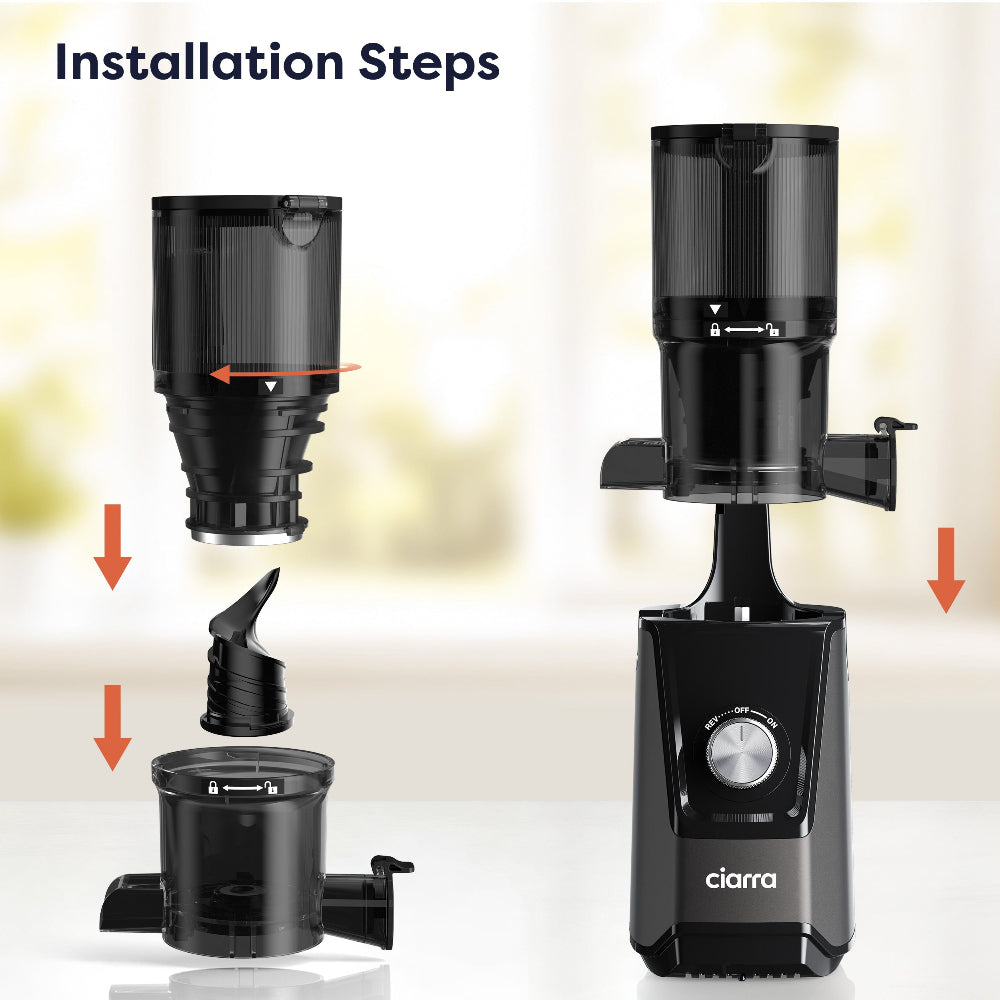 Extracteur de jus à pression à froid de 200 W