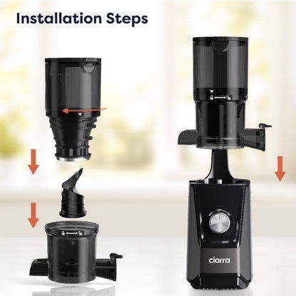 Extracteur de jus à pression à froid de 200 W
