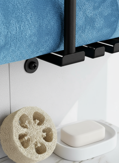 Rangement pour serviettes de bain