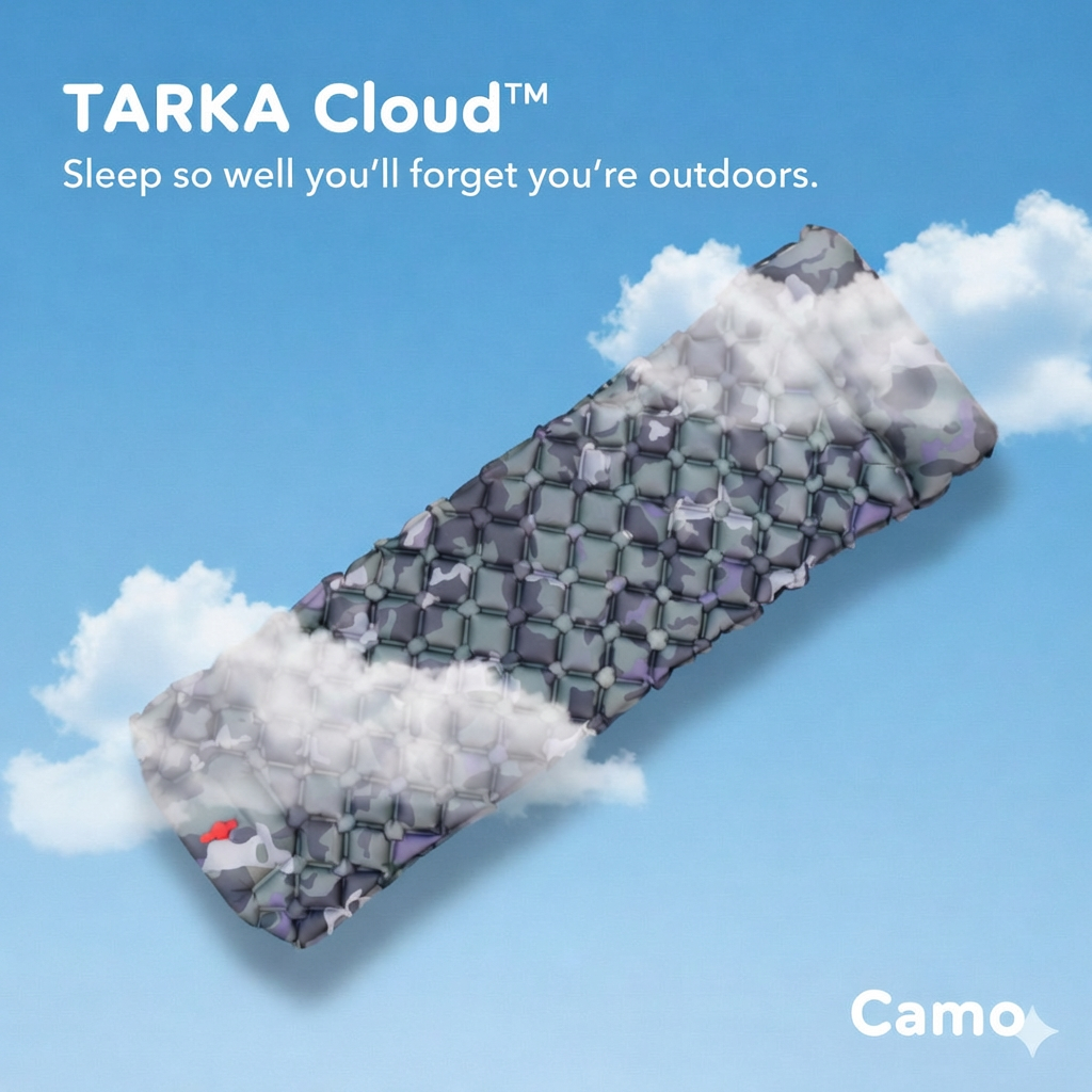 Self-inflating sleeping pad