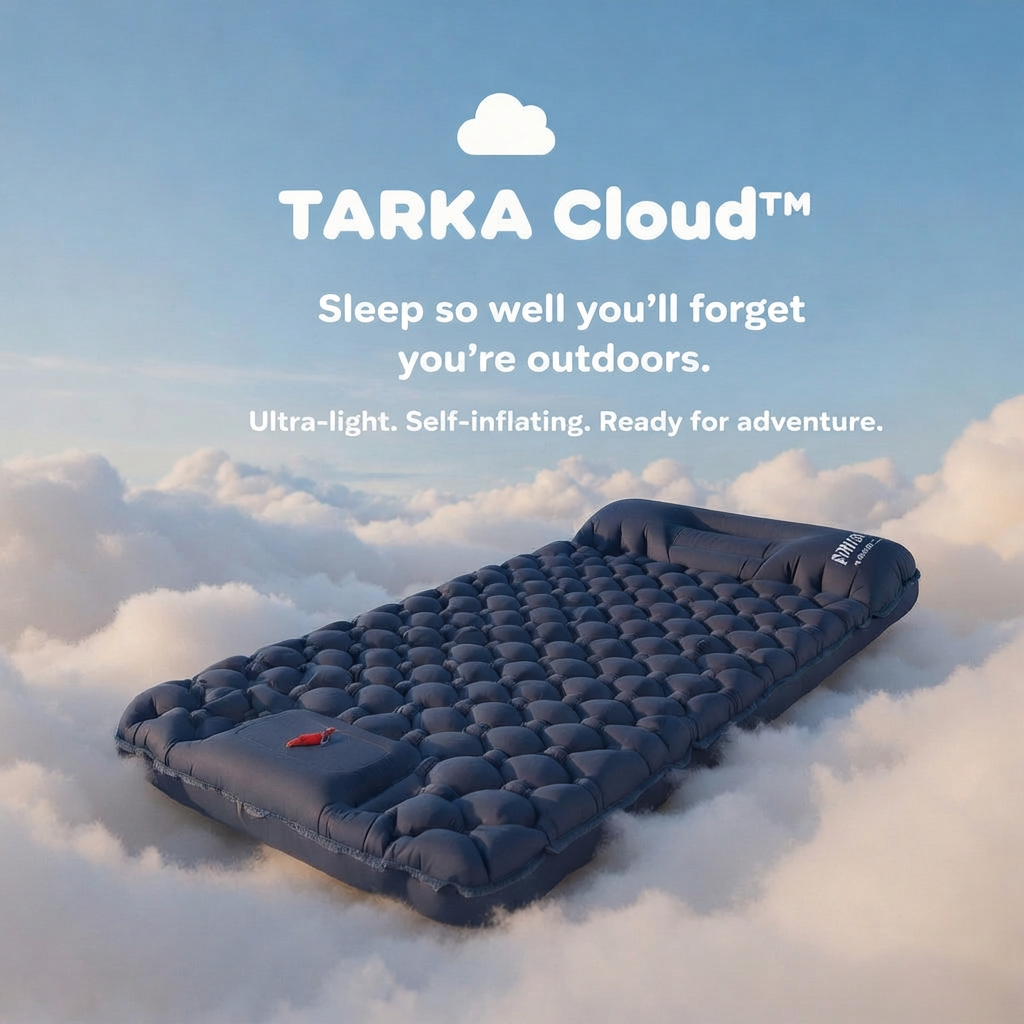 Self-inflating sleeping pad