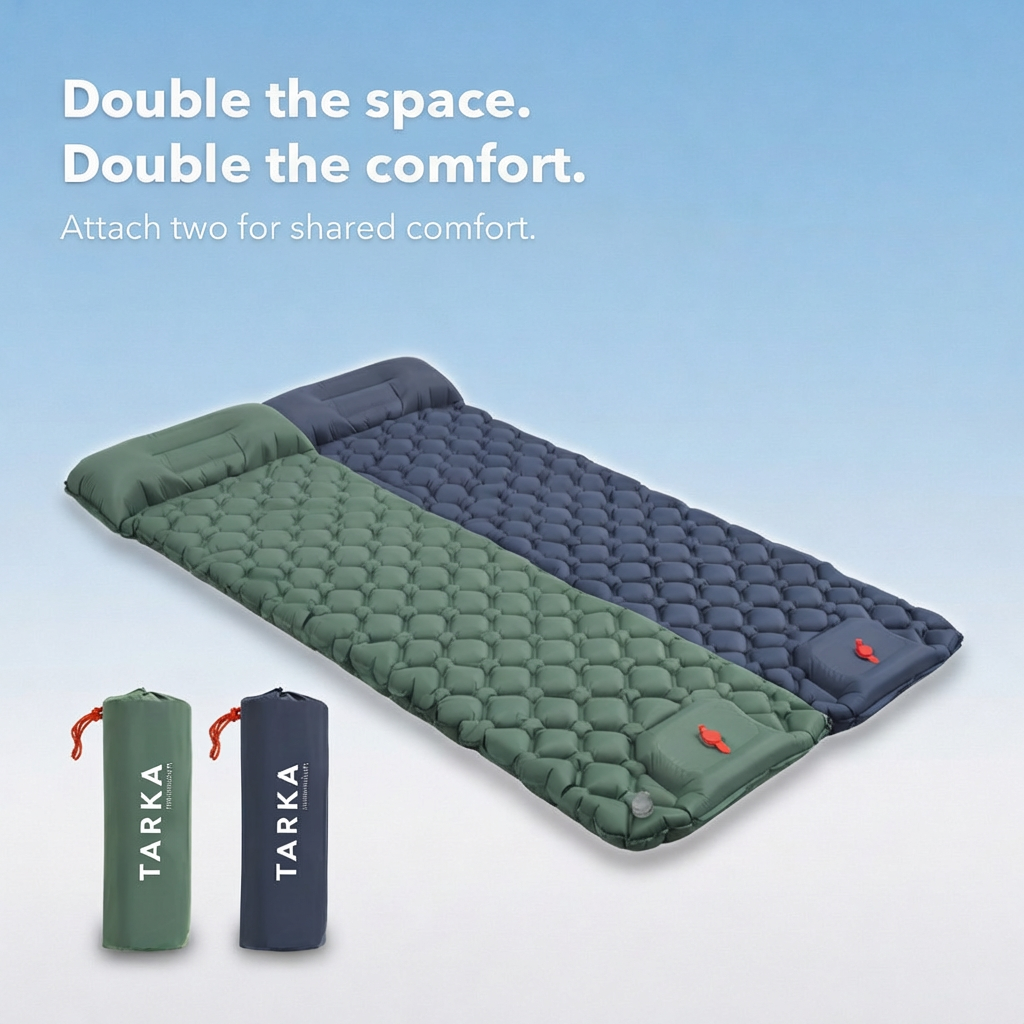 Self-inflating sleeping pad