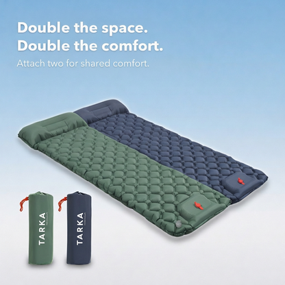 Self-inflating sleeping pad