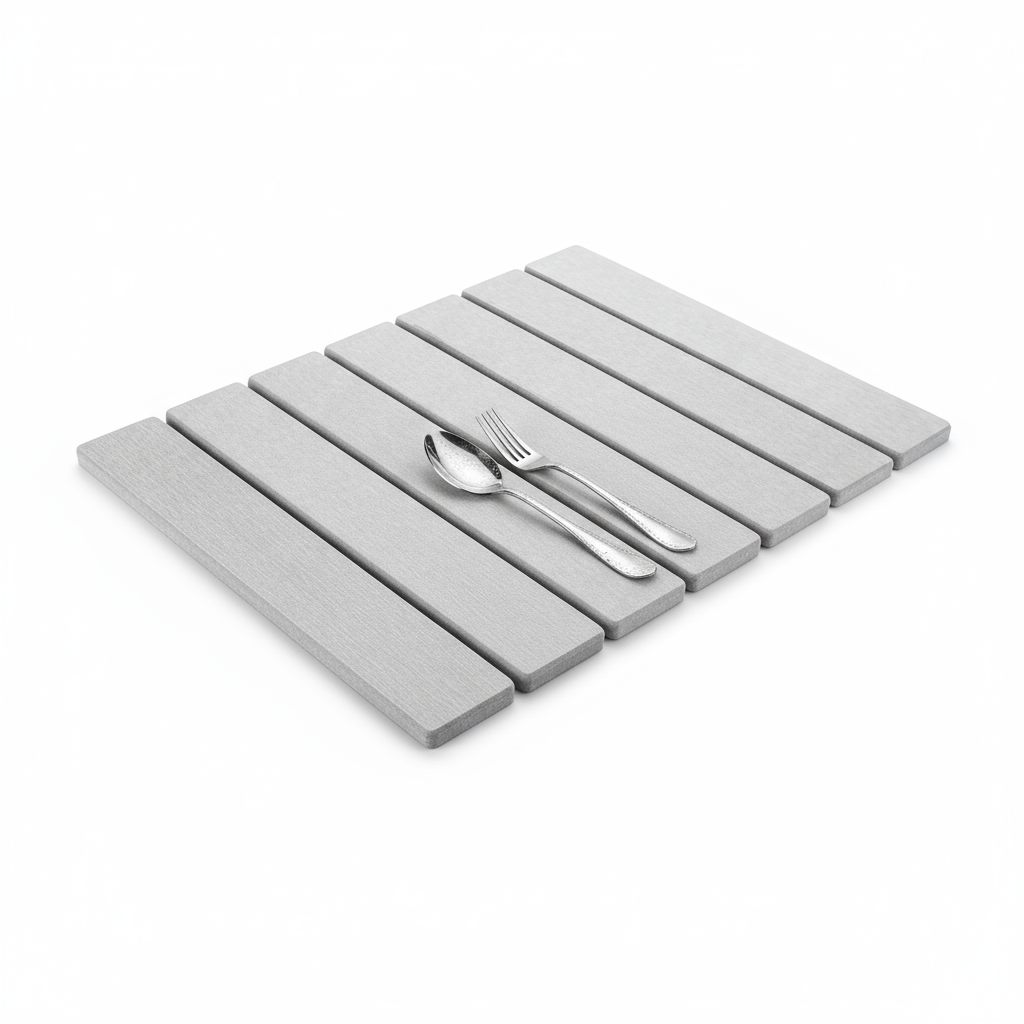 Grand tapis de séchage de vaisselle