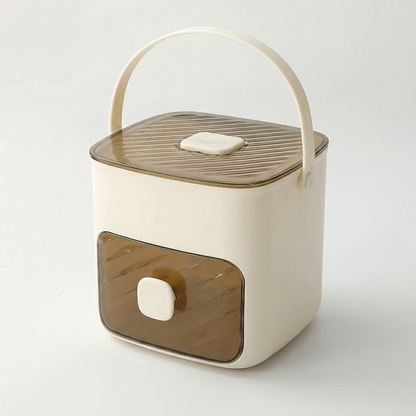 Ice cube maker with Easy-press