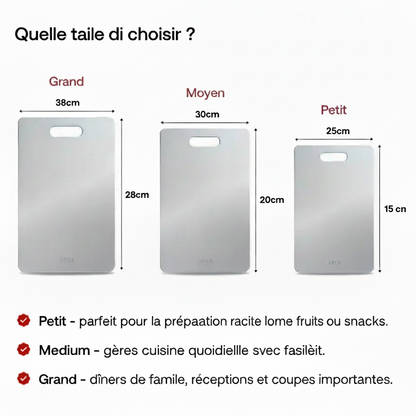 Planche à découper en titane