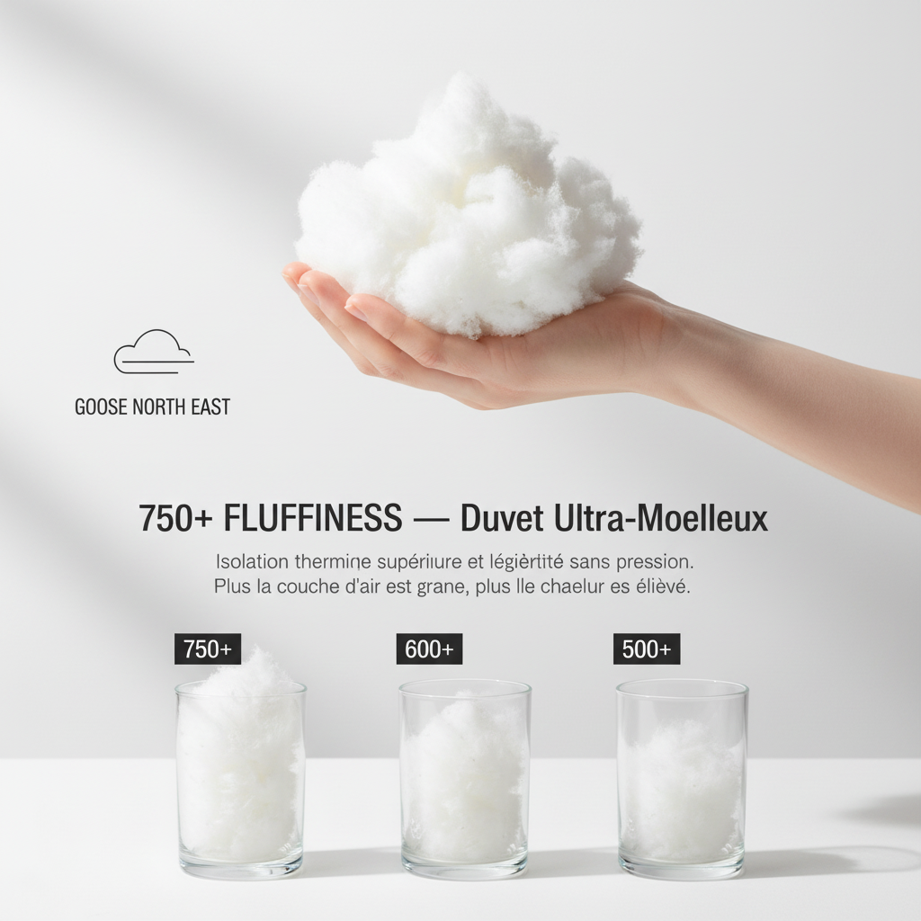 Couette White Goose Bed