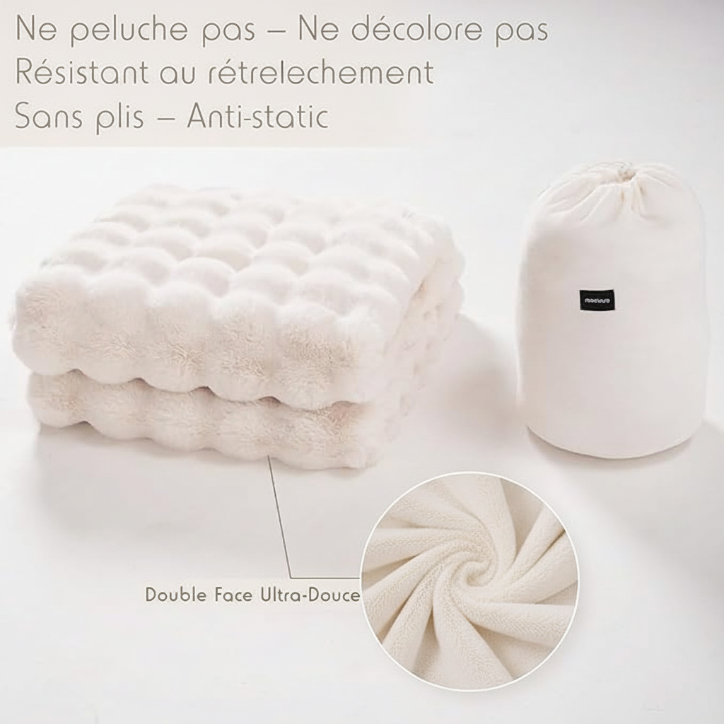 Plaid ultra-doux de luxe