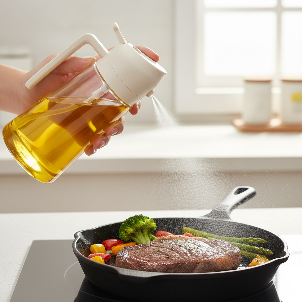 Bouteille d'huile 2 et 1 Distributeur d'huile