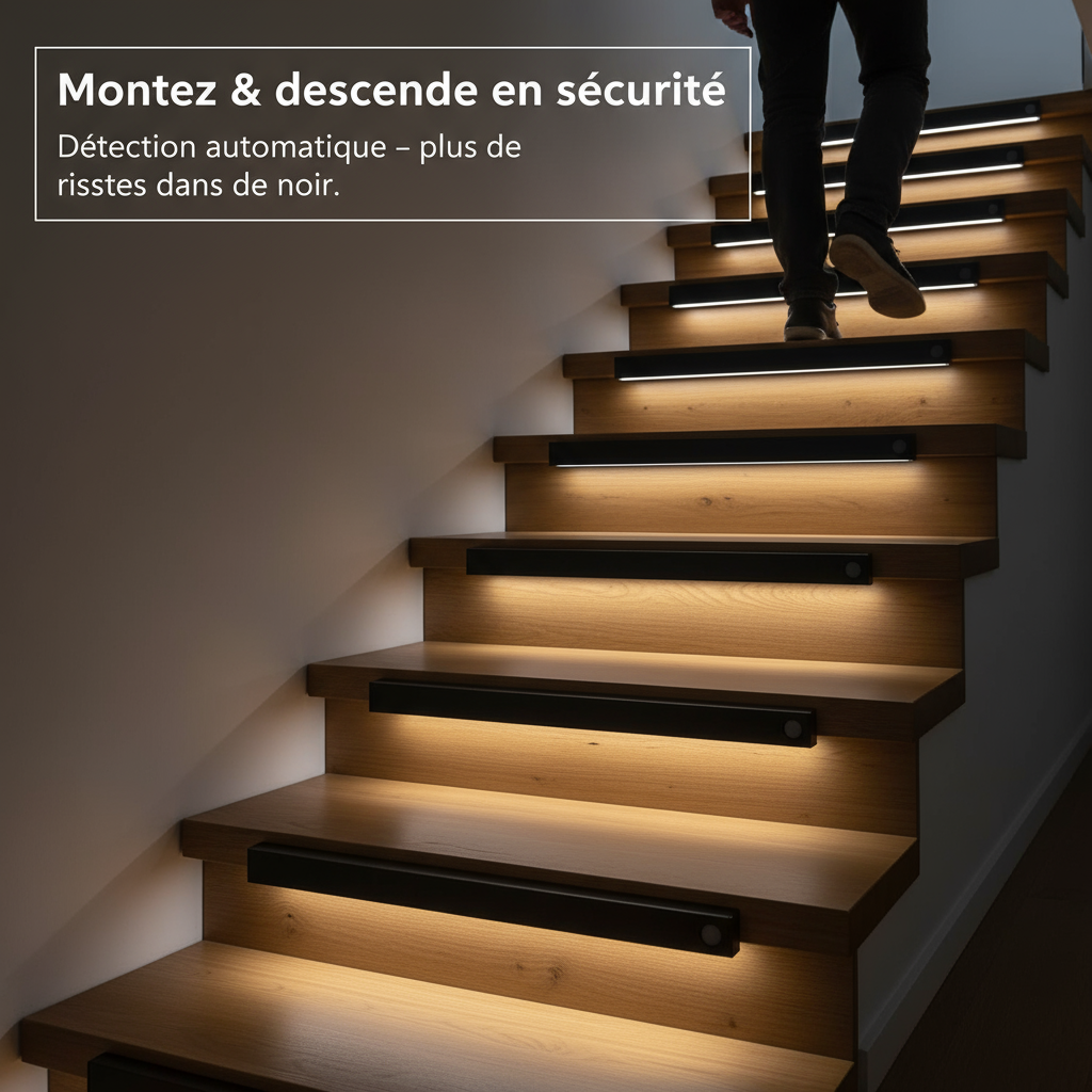 Bande LED Luminex automatique avec détecteur