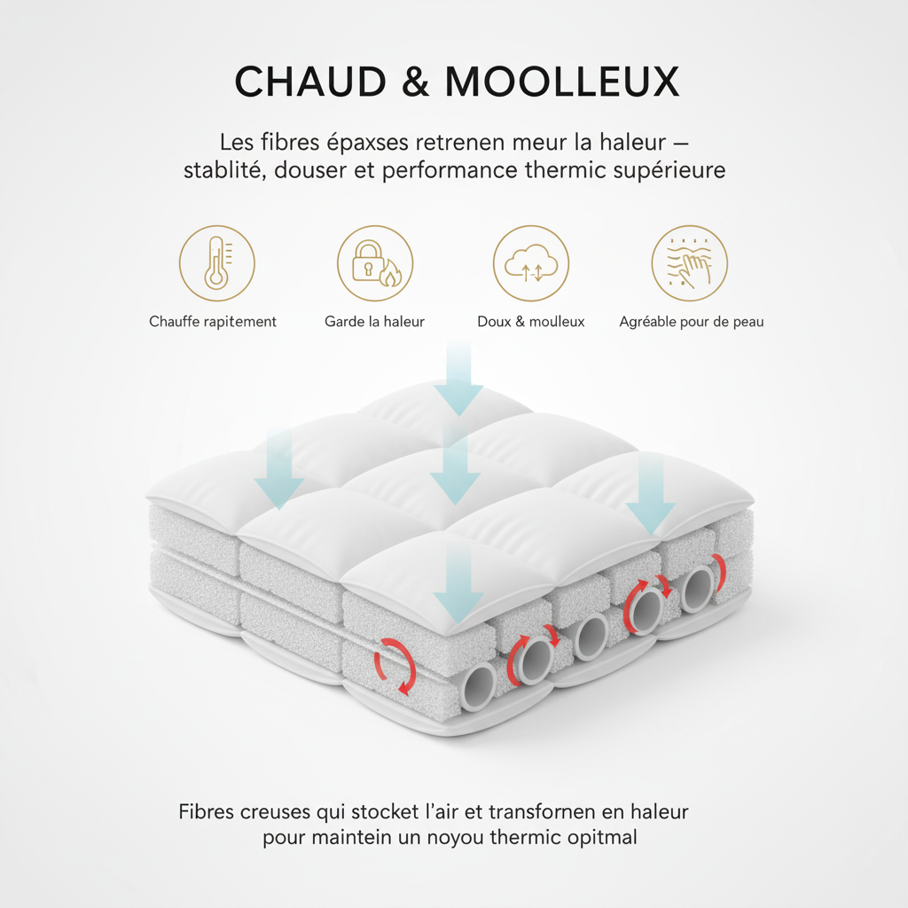 Couette White Goose Bed