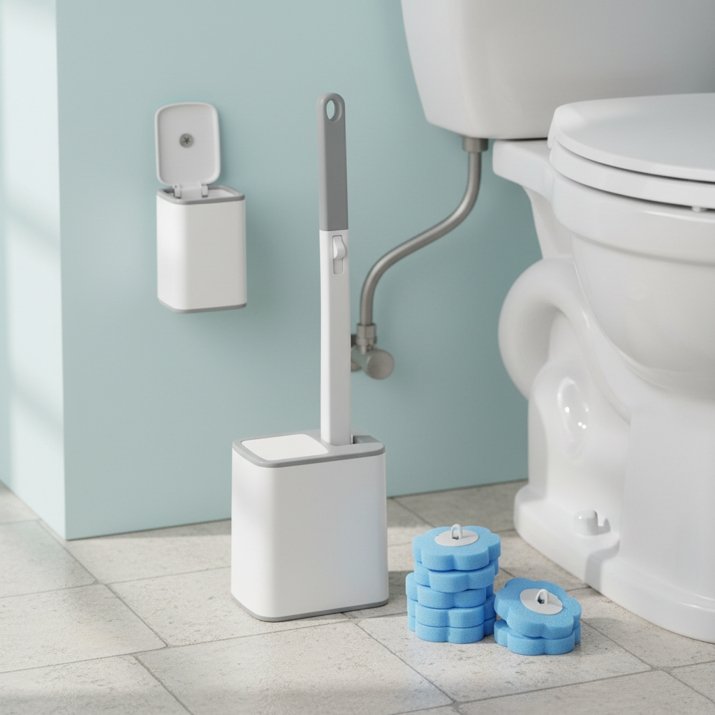 Brosse de toilettes jetable