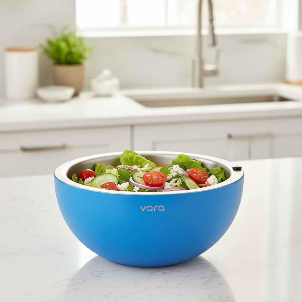 Stainless steel thermos bowl