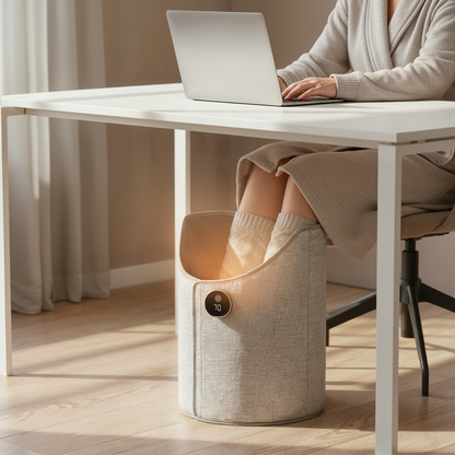 Heated leg cover