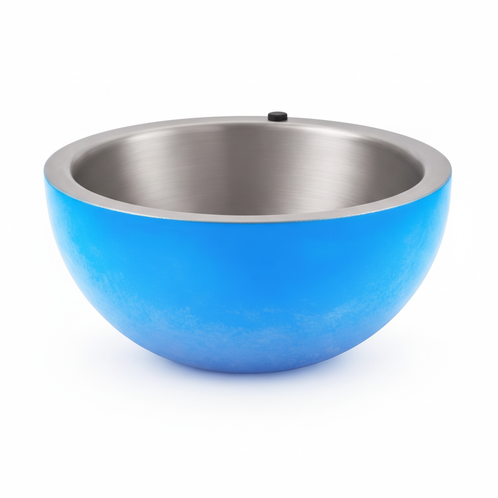 Stainless steel thermos bowl