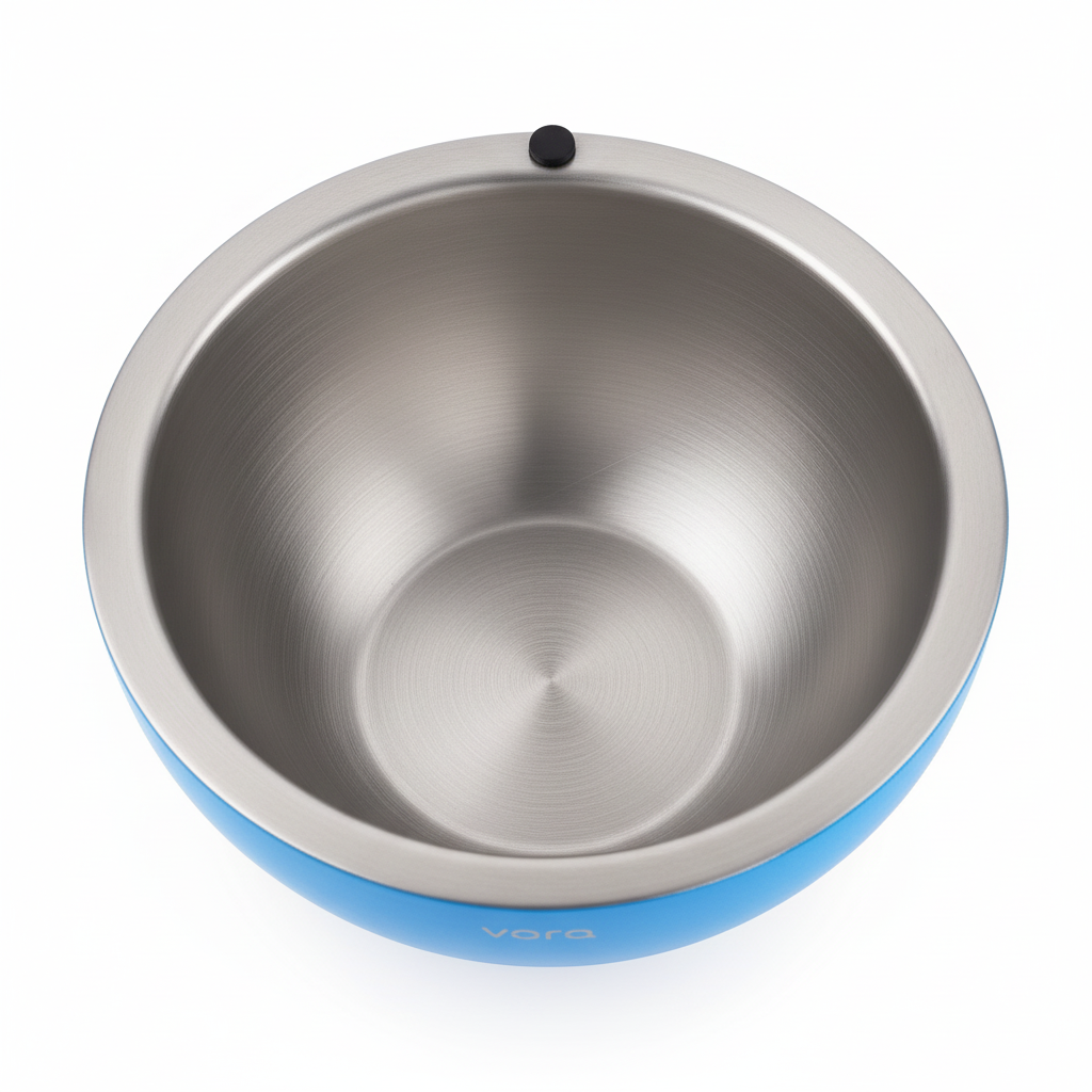 Stainless steel thermos bowl