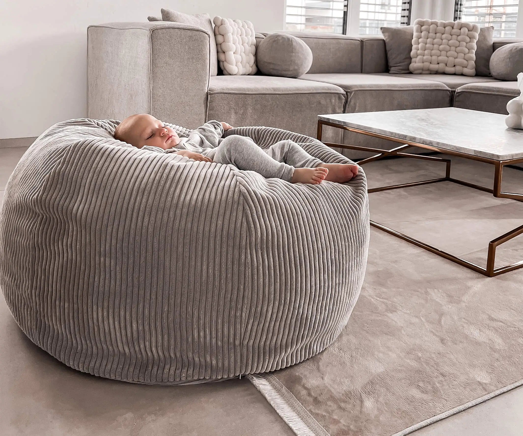 Pouf moelleux