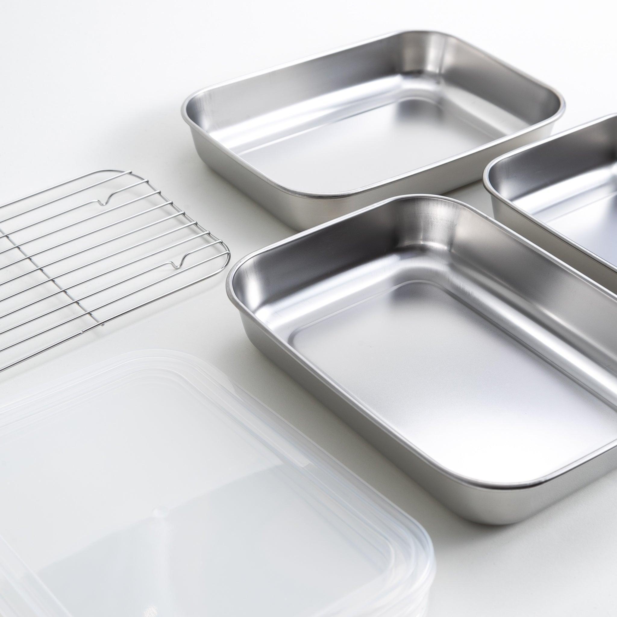 High-end stainless steel preparation trays