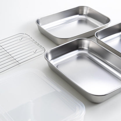 High-end stainless steel preparation trays