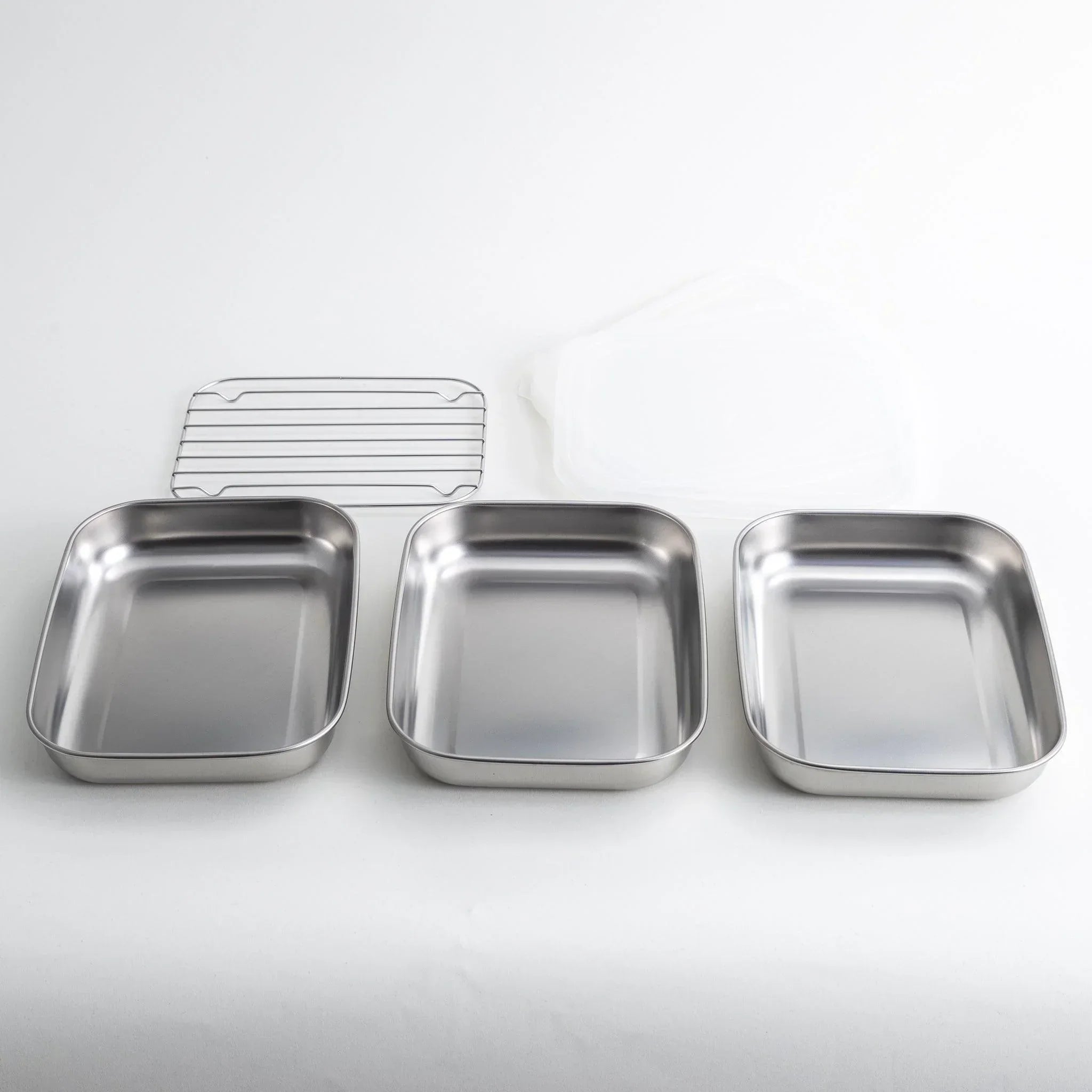 High-end stainless steel preparation trays