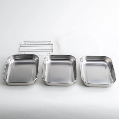 High-end stainless steel preparation trays