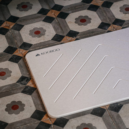 Tapis de bain en terre de diatomées