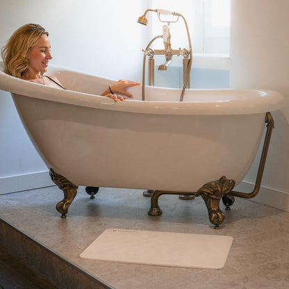 Tapis de bain en terre de diatomées
