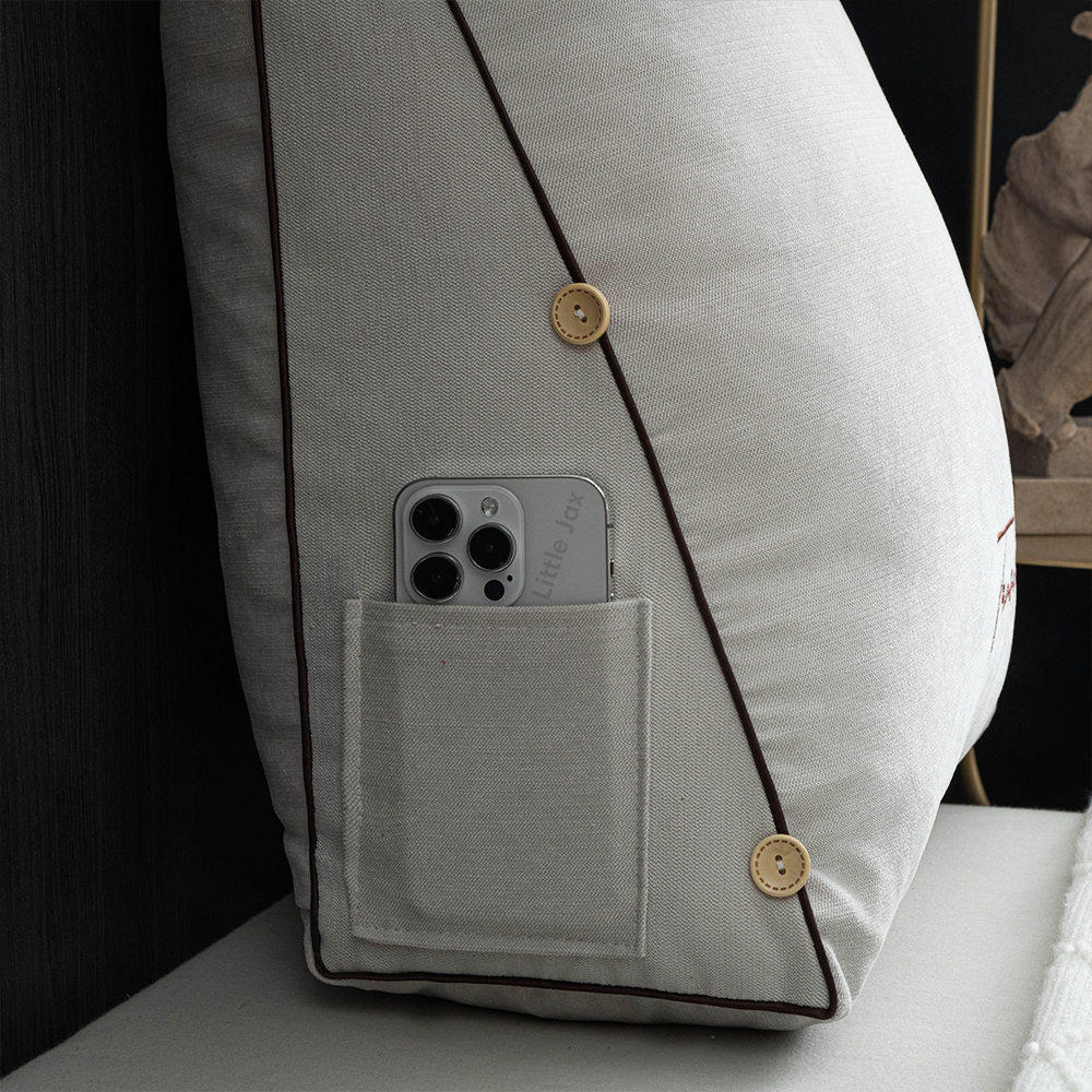 Coussin de lecture de luxe pour dossier