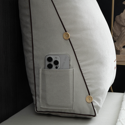 Coussin de lecture de luxe pour dossier