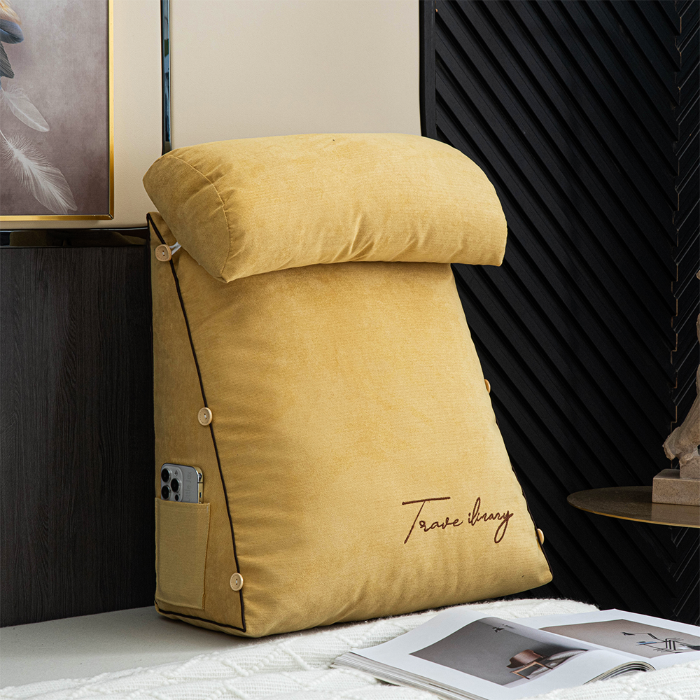 Coussin de lecture de luxe pour dossier